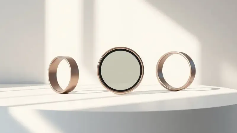 Três modelos conceituais de smartwatch em renderização 3D para ajudar na escolha do relógio ideal.