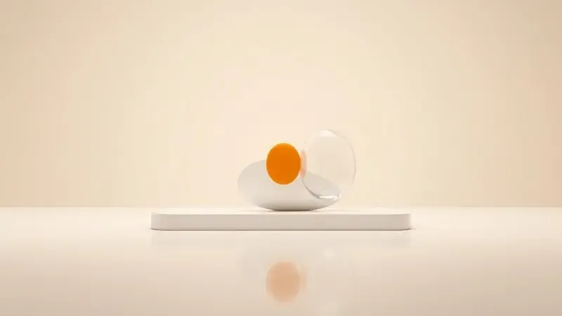 Composição conceitual 3D minimalista com formas abstratas em equilíbrio representando avaliação de custo-benefício de smartwatch em superfície reflexiva.